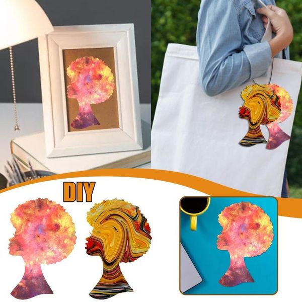 

craft tools diy epoxy mold african girl mat female silicone resin head large beauty tray home handmake tool 2021