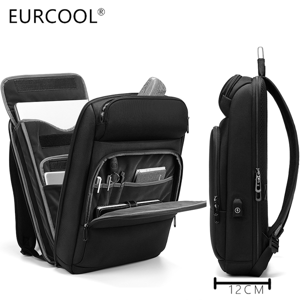 

men fashion travel nylon plain rucksack waterproof breathable lapbackpack bags