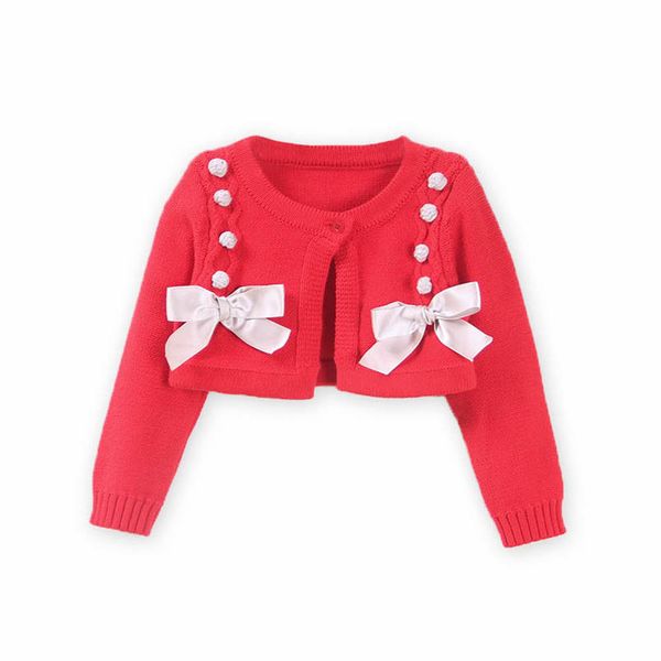 

baby cardigan children crochet knitting patterns girls kids clothes children's clothing spring and autumn bow sweater shawl coat knitte, Blue