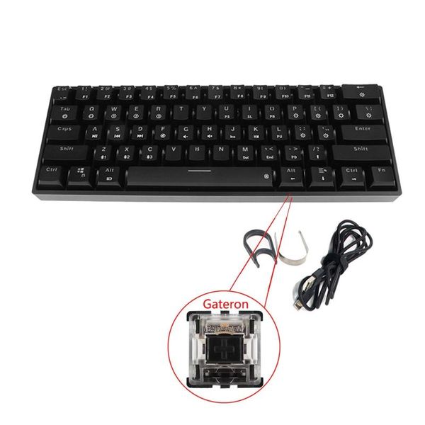 

backlit bluetooth 5.0 wireless dual mode mechanical keyboard,61 gateron keys g88d keyboard mouse combos