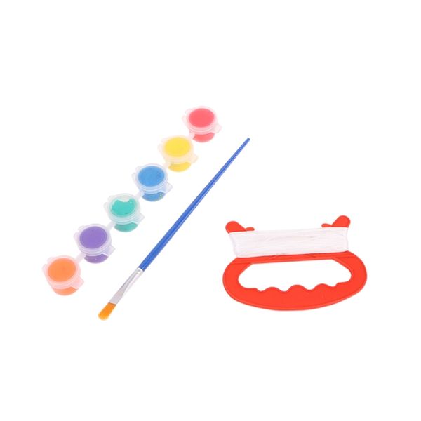 

40jc new diy painting kite with pigment kite for kids children flying outdoor toy