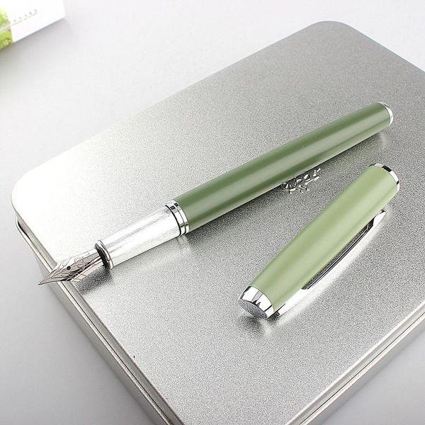 

fountain pens morandi pen metal ink extra fine 0.38 nib converter filler business stationery office school supplies writing