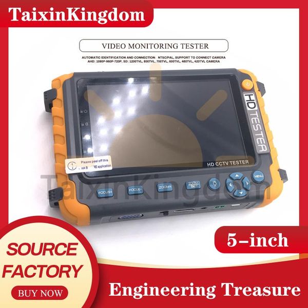 

car video hd 5-inch engineering treasure portable vehicle monitoring tester supports ahd 1080p / 720p cameras