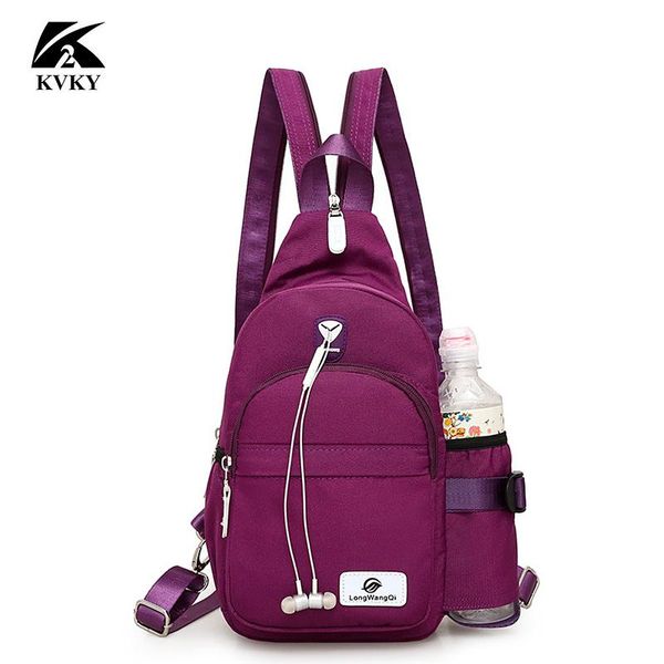 

backpack women 2021 chest bag waterproof ladies outdoor sports travel multifunctional oxford