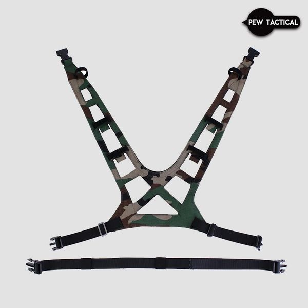 

pew tactical airlite combat flexible harness, Camo;black