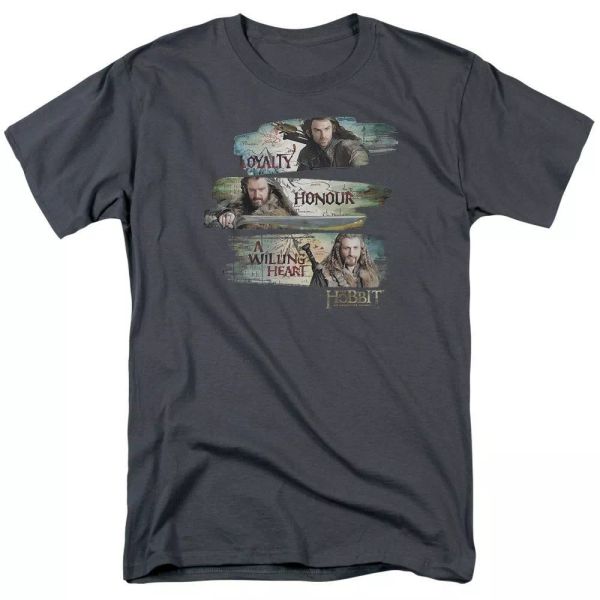 

the hobbit loyalty and honour t-shirt sizes s-3x new, White;black