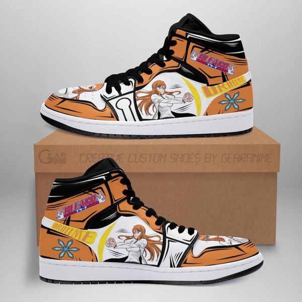 

bleach orihime inoue anime sneakers fan gift idea