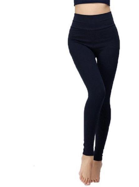

shaping fashion Sexy Women Yoga Outfits Elastic Leggings Pants Spandex Thicken Material Clothing Running PT07 07, As shown in illustration