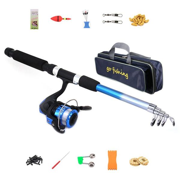 

boat fishing rods beginner children's rod set lightweight and portable retractable 1.8m