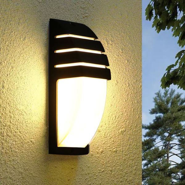 Lampade da parete per esterni LED luce impermeabile Radar Motion Sensor portico luce esterna