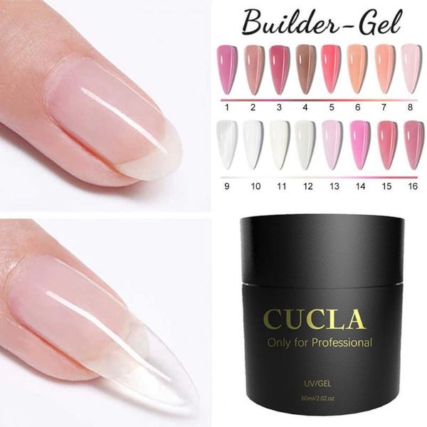 

nail gel 65ml cucla extension glue safe long lasting resin soak-off uv builder for party, Red;pink