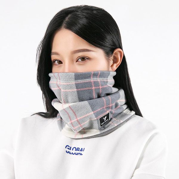 

cycling caps & masks autumn winter warm ski mask outdoor wind cold fleece muffler head set for men women bandana scarf, Black