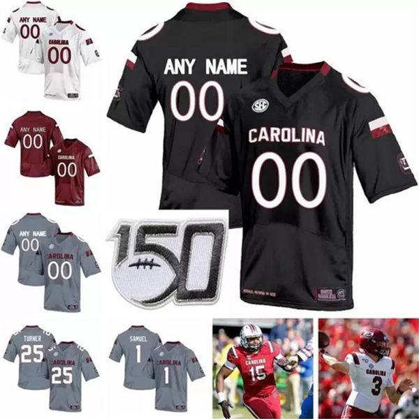 

gamecocks football jerseys new south carolina college deebo samuel pharoh cooper jersey ryan hilinski rico dowdle shi smith melvin ingram cu, Black
