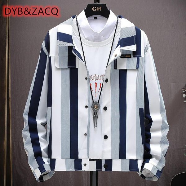 

dyb&zacq men's spring and autumn long sleeve jacket youth trend loose korean cargo jackets, Black;brown