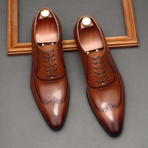 

british men's sho, busins drs leather carved, soft surface, comfortable, small size 36