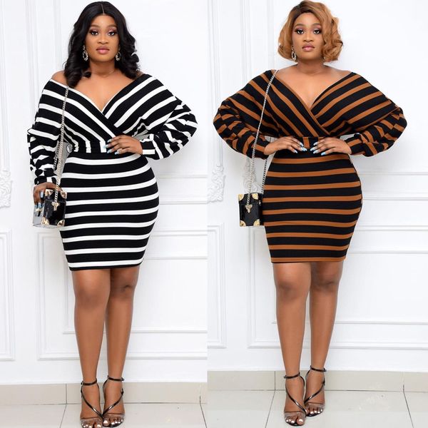 

dresses l-3xl plus size african dresses for women dashiki africa clothing robe africaine femme slim evening long sleeve dress clothes, Black;gray