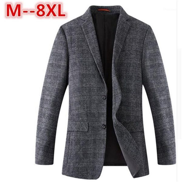 

men's jackets 10xl 8xl 6xl 5xl 2021 spring autumn thin casual men blazer cotton slim england suit blaser masculino male jacket, Black;brown