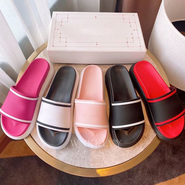 

80% off shoes flat slippers women concise beach slides rubber sandals leisure vacation bread shoes ladies flipflops mules sandalias, Black