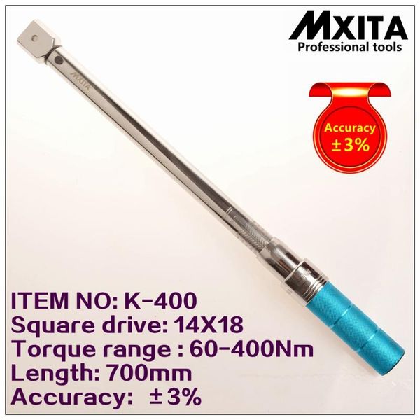 

hand tools est quality 3% precision 14x18 60-400nm head replaceable preset interchangeable torque wrench spanner tool
