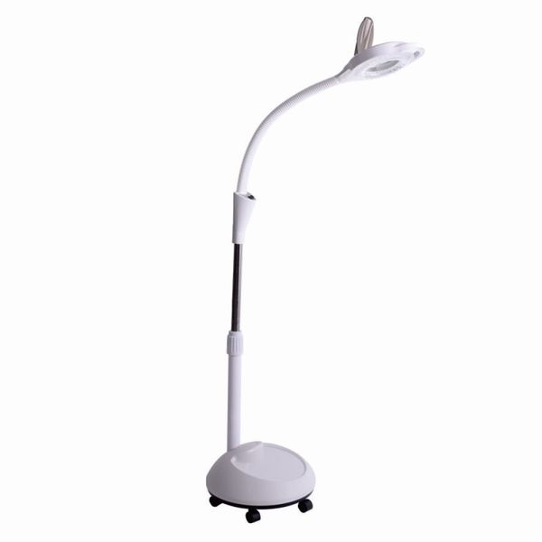 Elitzia Eth3008dt Occhiali ingrandimento Led Lampada ad ingrandimento LED Lampada ingrandimento 5 volte ingrandimento Pultura mobile Base Beauty Lamps per la cura del viso Tatuaggio o la lettura