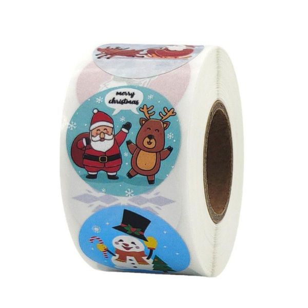 

gift wrap 500pcs sealing stickers merry christmas diy package envelope stationery diary scrapbooking decoration labels