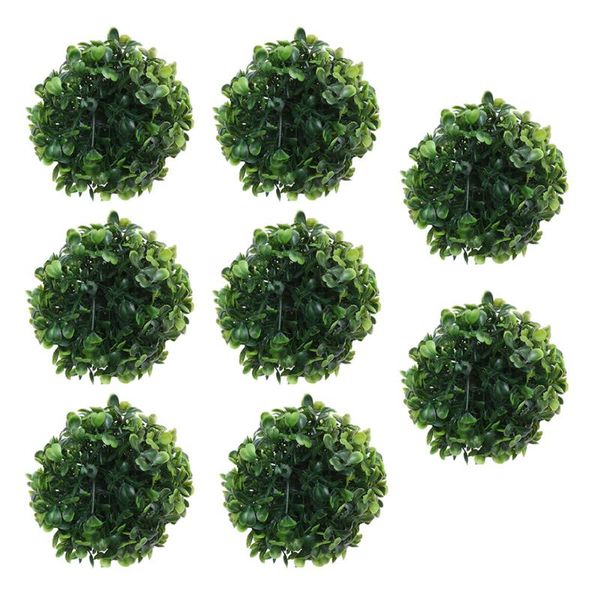 

decorative flowers & wreaths 8 pcs artificial grass hanging decor fake ornament