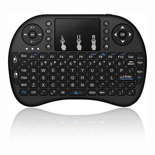 

keyboards mini wireless keyboard 2.4ghz russian english version air mouse with touchpad for lapandroid tv box pc