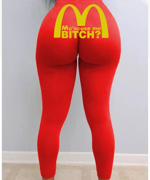 

cute candy snack printed leggings sport women fitness workout plus size high waist pencil pants n90-bd20, Black;white