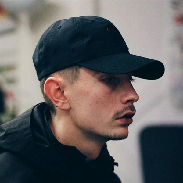 

cycling caps & masks design led light up baseball glowing perfect for party hip-hop adjustable hats running, Black