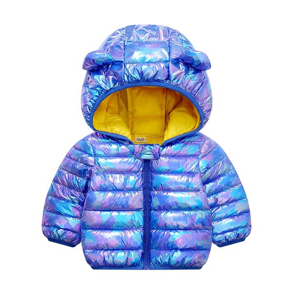 

winter kids clothing casual cotton jacket boys girls long sleeve hooded warm clothes baby boy jacket, Blue;gray