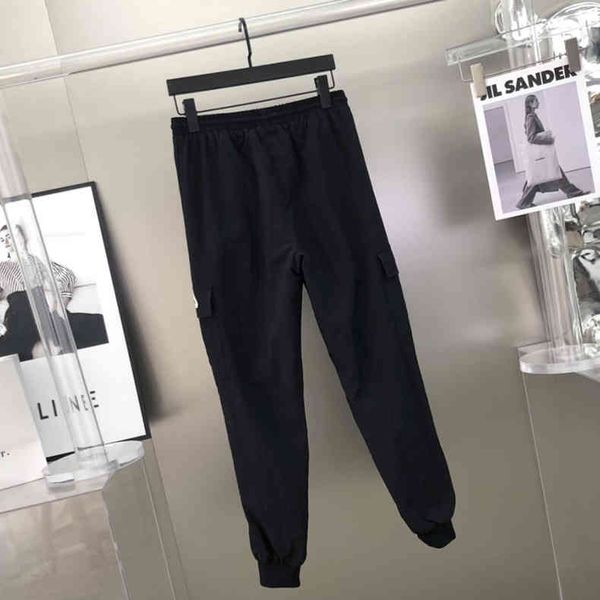 

pure yuan version designer in early spring 22nd year, woven trousers, the new corset overalls and casual pants 021601, Blue