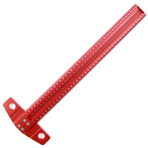 

professional hand tool sets woodworking t-type line scriber hole scale ruler aluminum alloy marking gauge crossed carpenter measuring tools