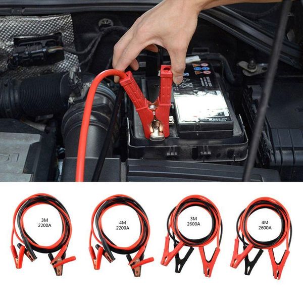 

other auto electronics adapter sockets 3/4 meters 2200/2600a car power charging cable alligator clamp battery jumper wires emergency