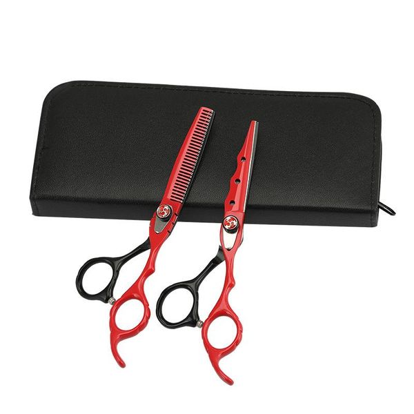

hair scissors 6.0 inch haircuthinning barber makas salon styling hairdressing family set tools japan style