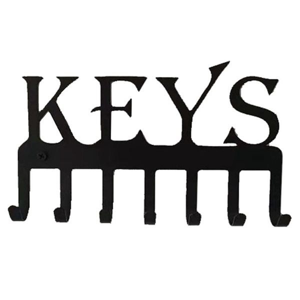 

hooks & rails key holder wall mounted keys hook home decor rustic western cast iron hanger decorative organizer rack