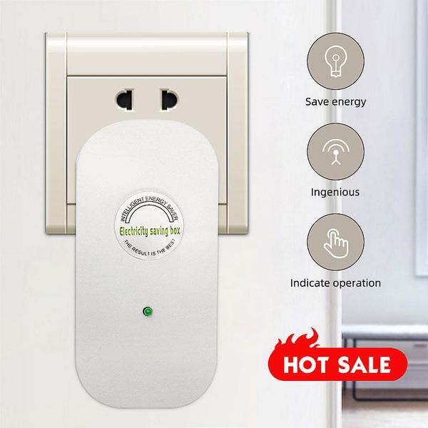 

smart power plugs 90-250 v daya listrik rumah cerdas kotak adaptor steker alat penghemat energi-intl