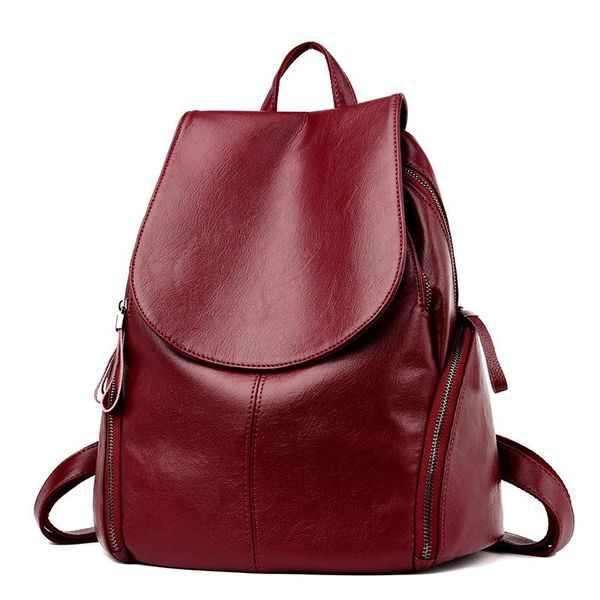 

backpack women's trend medium sized youth travel leisure schoolbag