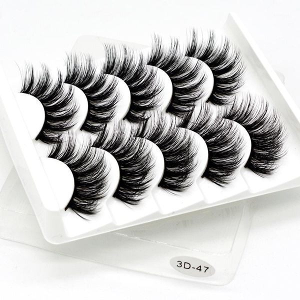 

eyelashes 5pcs 3d imitation hairs false naturally extend small bunches of eyelashes.1