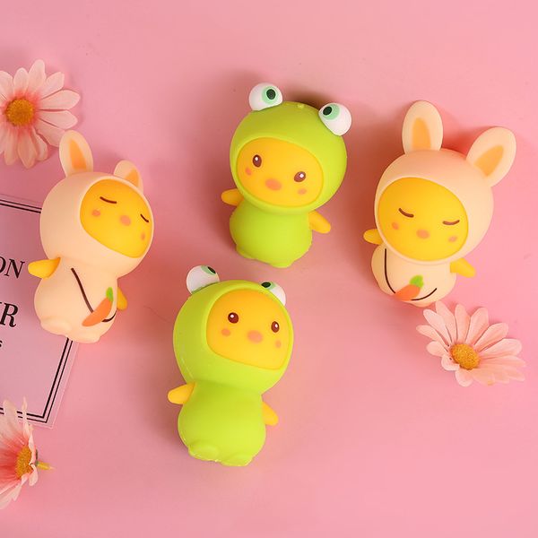 

game squid fidget simple toys dimple keychain creative cute little animals pet rabbit cartoon animal toy 344c3