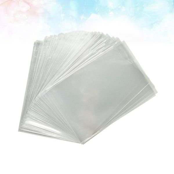 

storage bags 100pcs high transparency opp candies packaging flat cookies baking