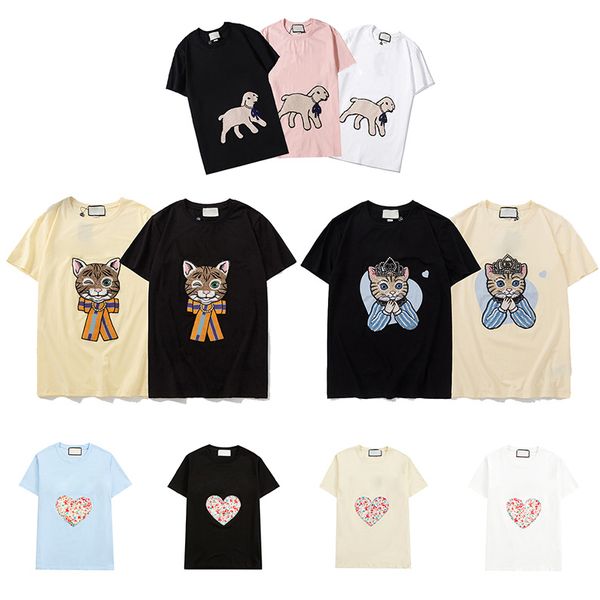 

2021 mens womens designer tshirts letter frame printed fashion women t-shirt cotton casual tees short sleeve luxe t shirts, White