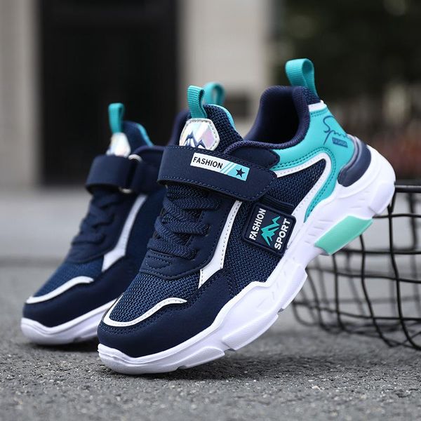 

boys shoes children sneakers sport child rubber leisure trainers casual kids 2021 brand spring summer autumn athletic & outdoor, Black