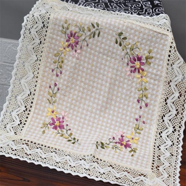 

table cloth cotton place mat pad embroidery cup mug drink doilies tea glass dining coffee placemat wedding kitchen