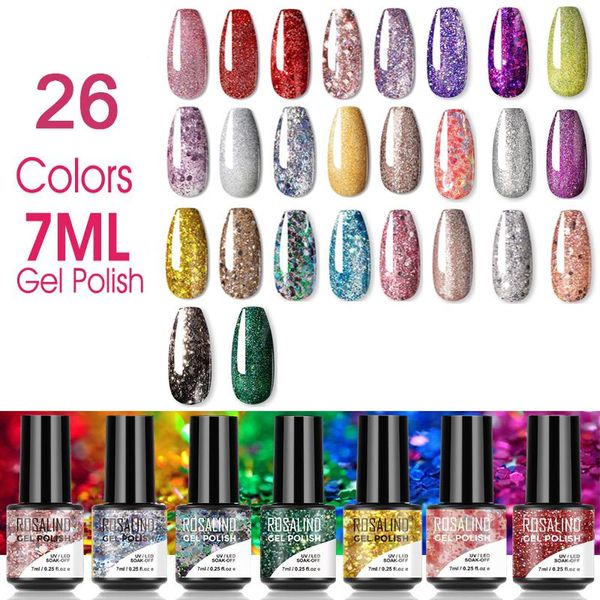 

nail gel polish 7ml shiny color lacquer 26 varnish art designs beauty salons, Red;pink