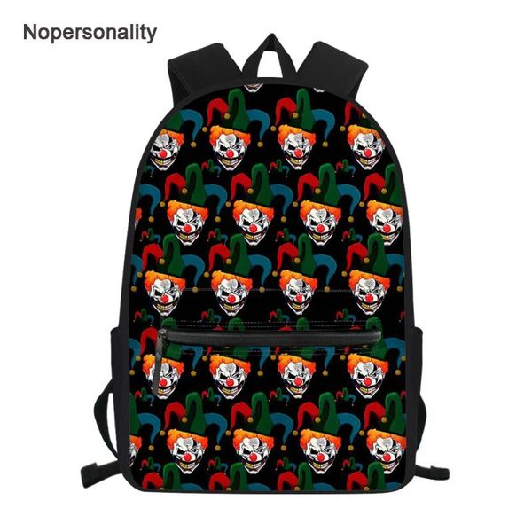 

backpack nopersonality children school backpacks cute clown print kids bookbag stylish junior student back packs elementary