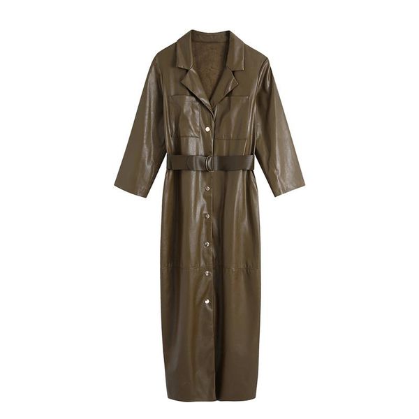 

casual dresses blsqr single breasted straight women vintage chic elegant draped dress lady sashes mid-calf female, Black;gray