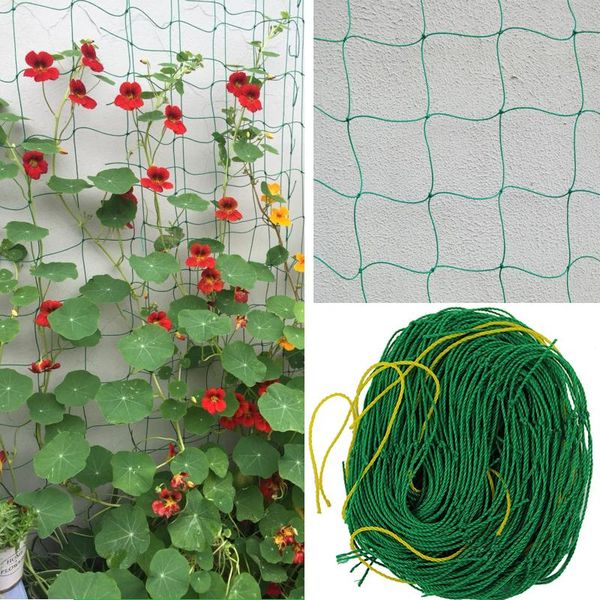 

20pcs garden fence net climbing frame gardening plant anti-bird vegetable trellis netting nylon 0.8m*1.8m fencing, & gates