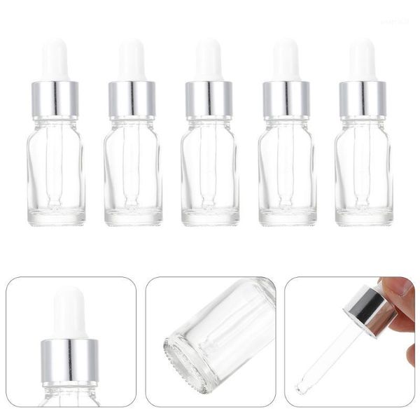 

storage bottles & jars 10pcs essential oil glass refillable