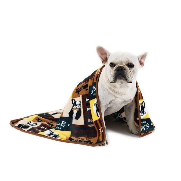 

kennels & pens warm flannel pet blanket dog cat rest soft sleep bed house mat puppy