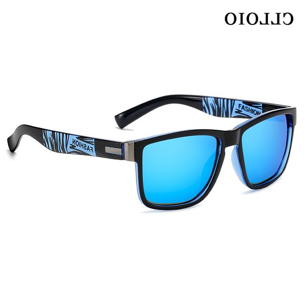 

clloio fashion men place sunglasses polarized fishing glass camping hiking eyewear men's sports sunglasses for adults glasses wholesale, Silver